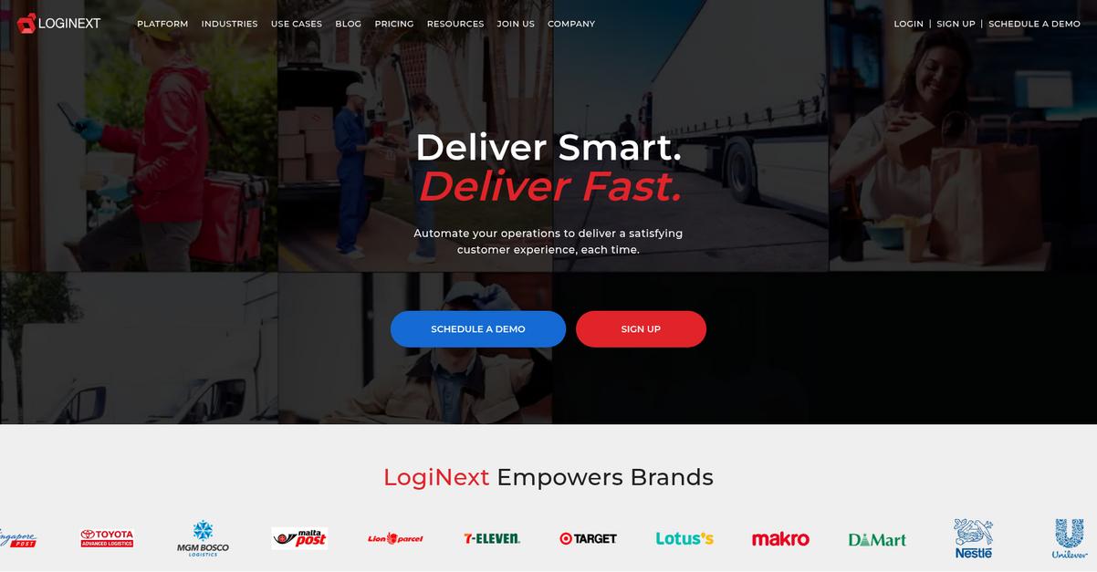 Logi Next Homepage