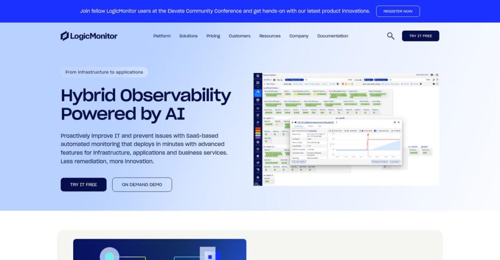 LogicMonitor Homepage