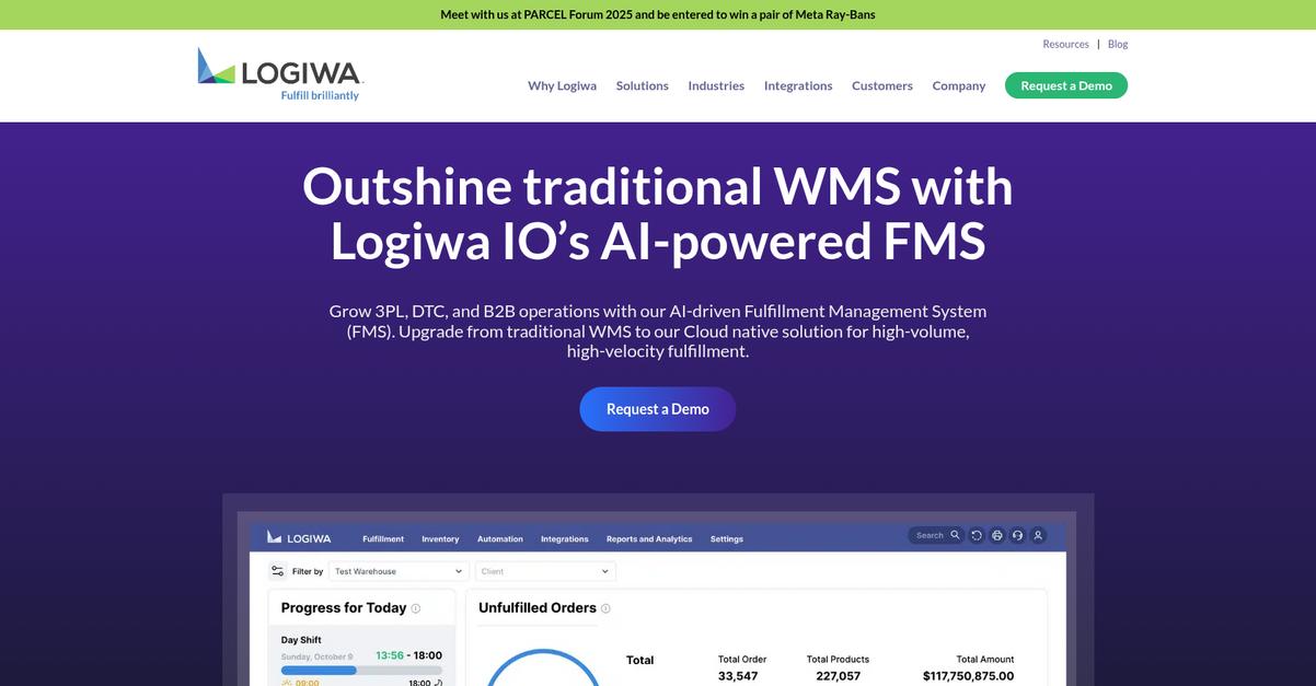 Logiwa Homepage