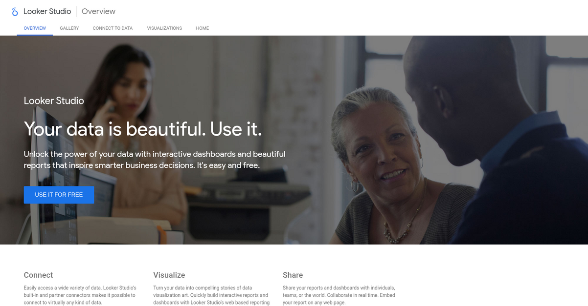 Looker Studio Homepage