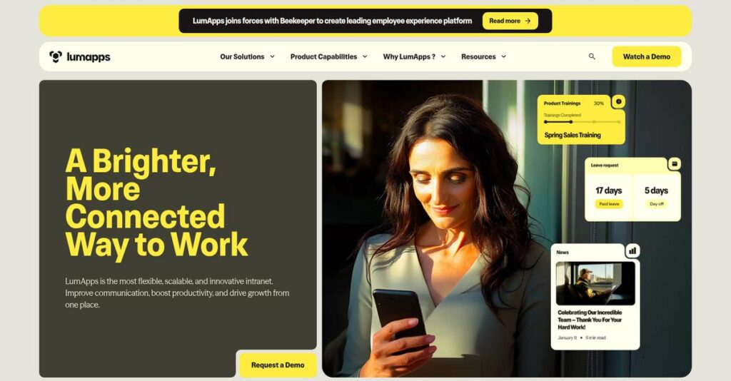 LumApps Homepage