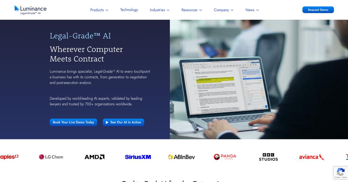 Luminance Homepage