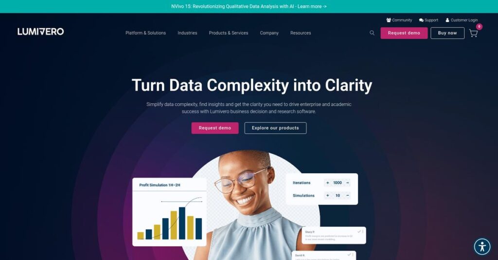 Lumivero Homepage
