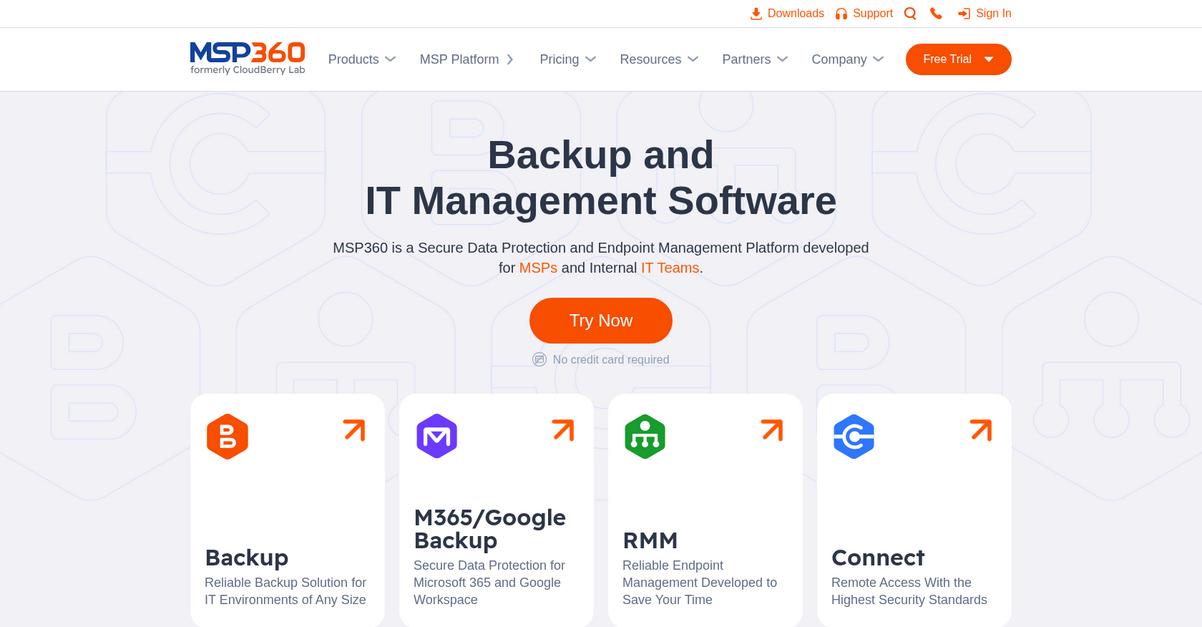 Msp360 Homepage
