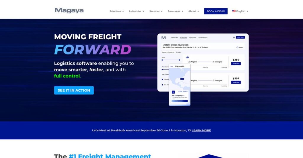 Magaya Homepage