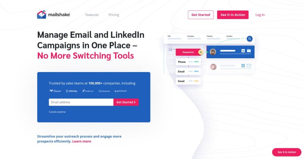 Mailshake Homepage
