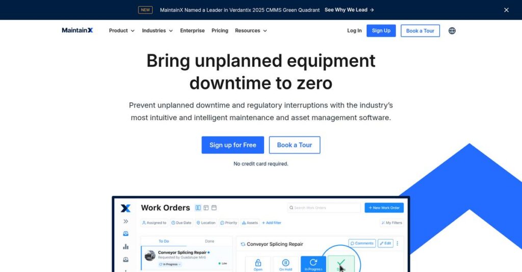 MaintainX Homepage 1