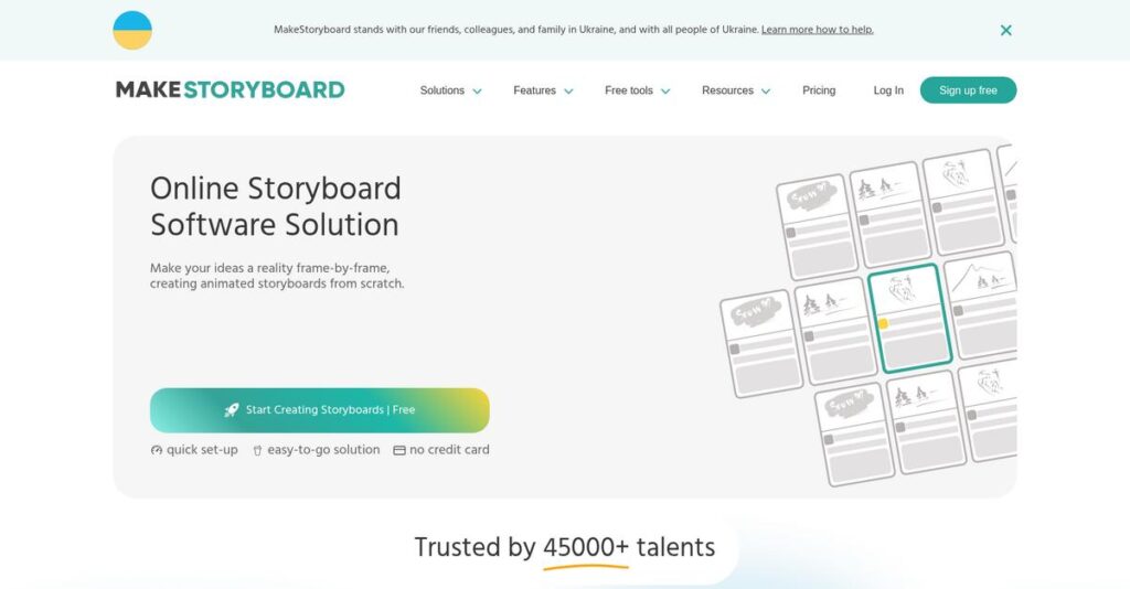 MakeStoryboard Homepage