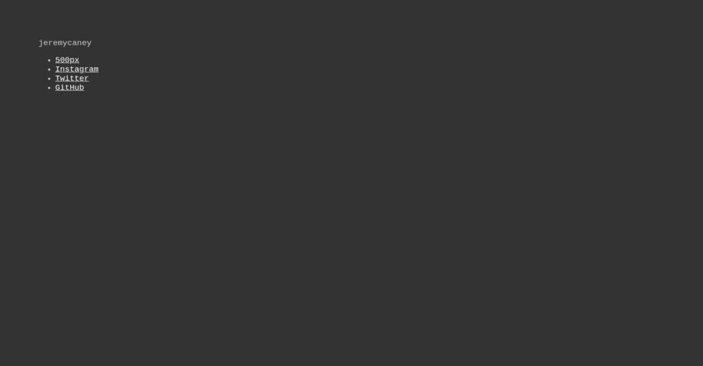 Makeshift Homepage