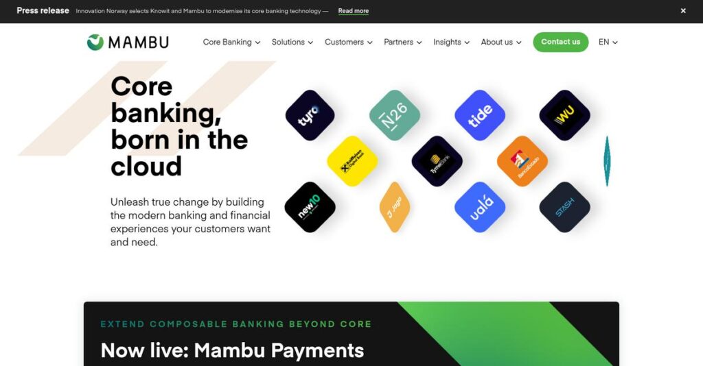 Mambu Homepage