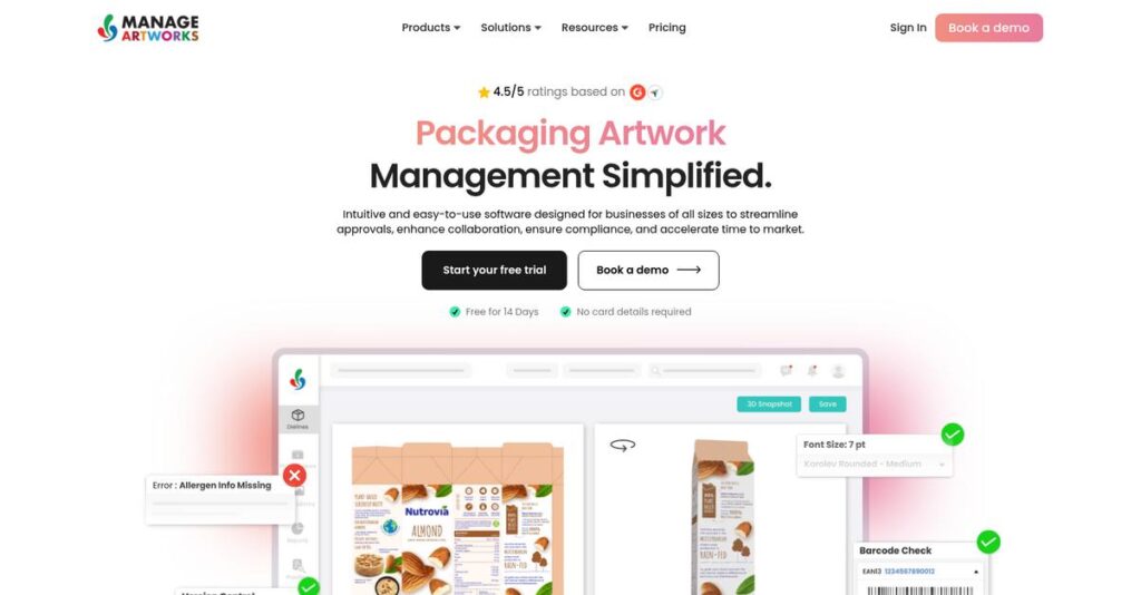 ManageArtworks Homepage