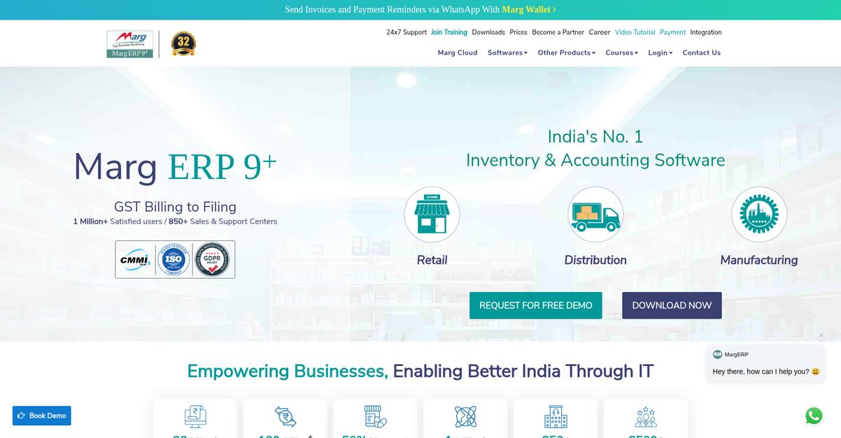 Marg Erp Homepage