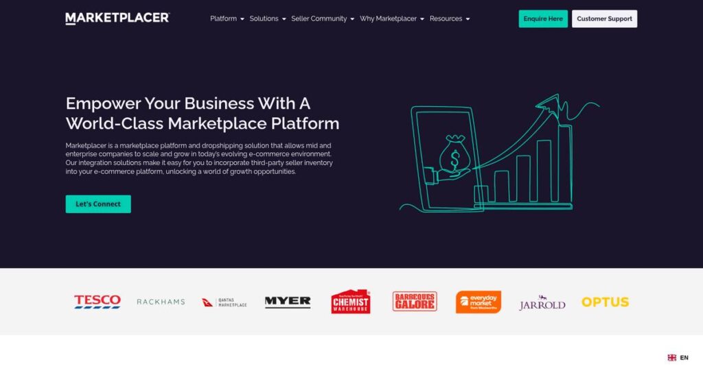 Marketplacer Homepage