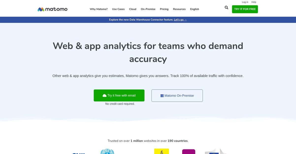 Matomo Homepage