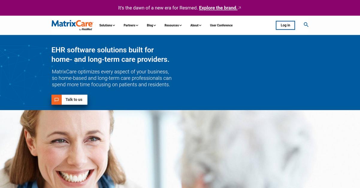 Matrix Care Homepage