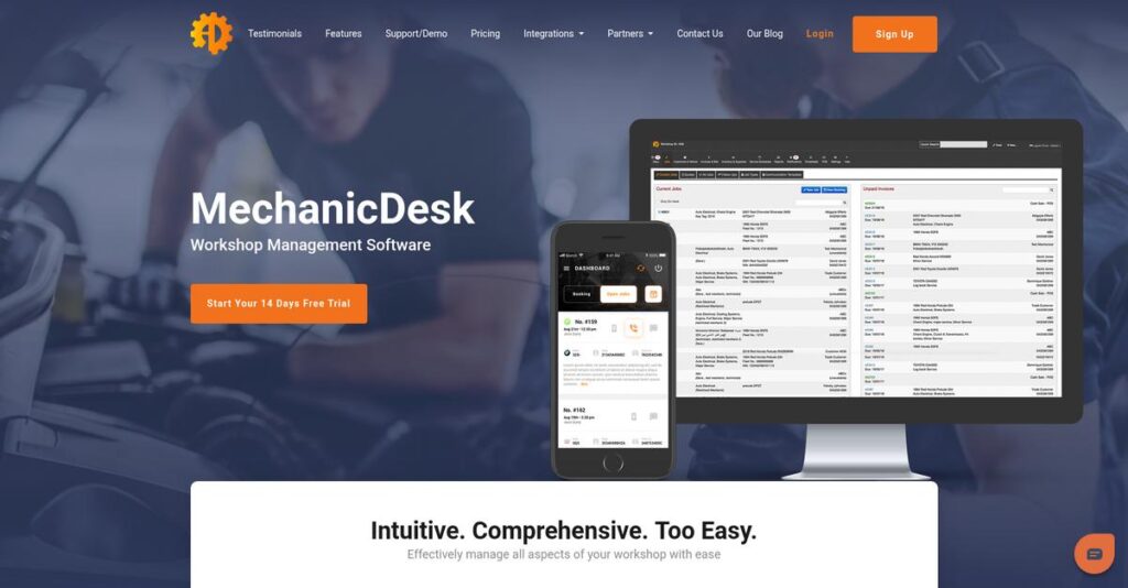 MechanicDesk Homepage