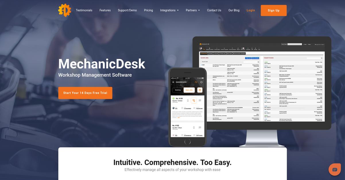 Mechanic Desk Homepage