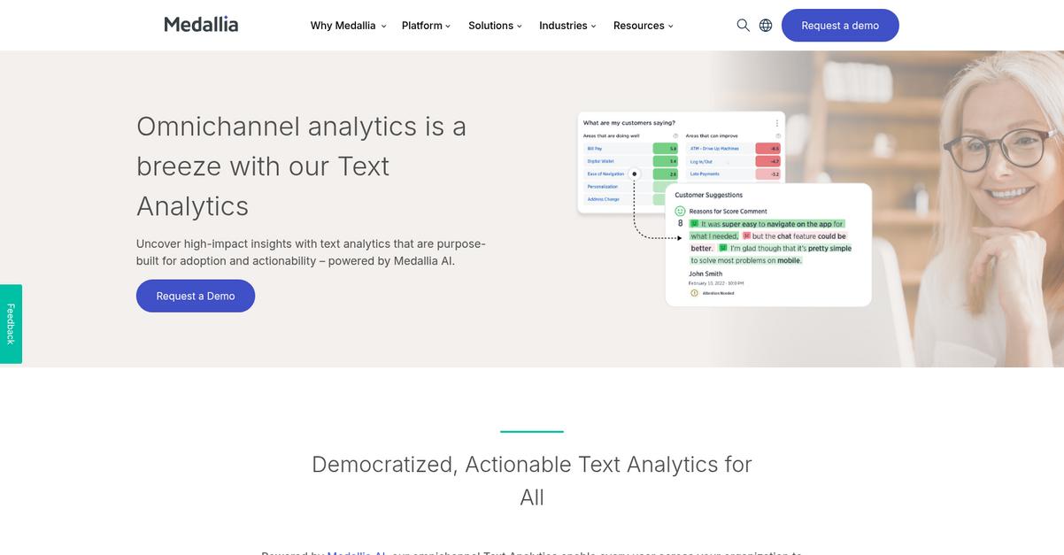 Medallia Homepage 1