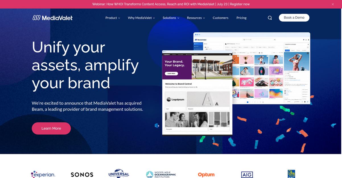 Media Valet Homepage