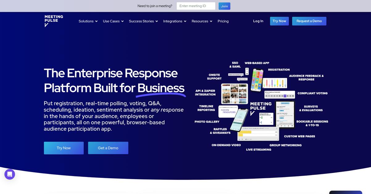 Meeting Pulse Homepage