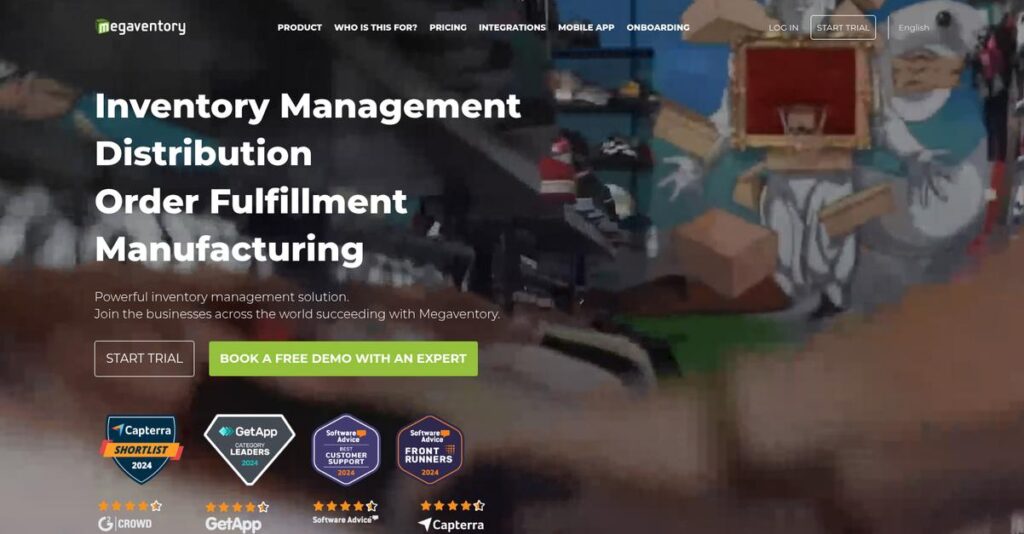 Megaventory Homepage