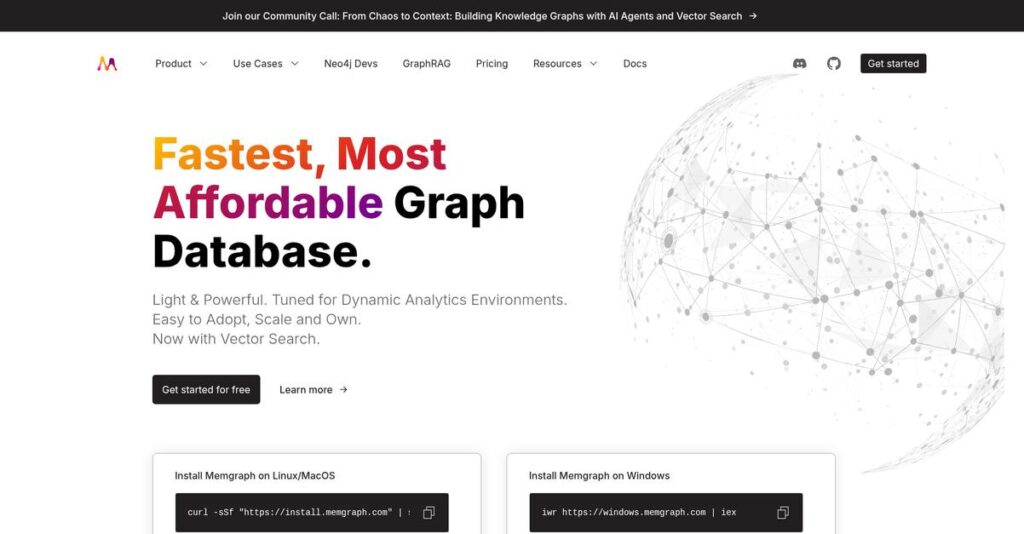 Memgraph Homepage