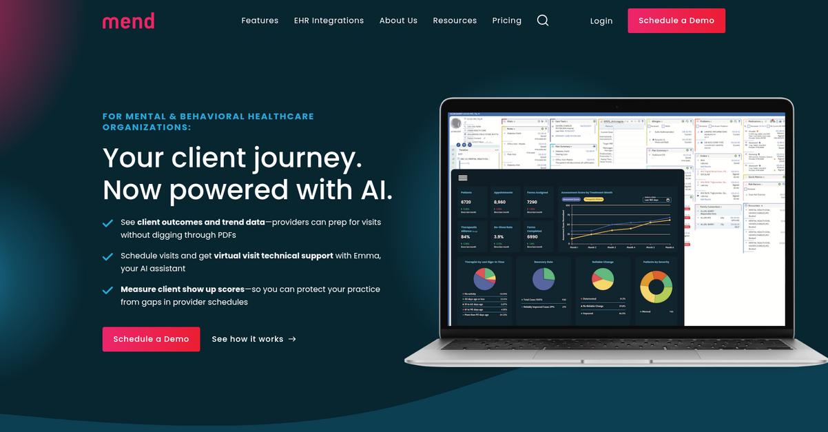 Mend Homepage