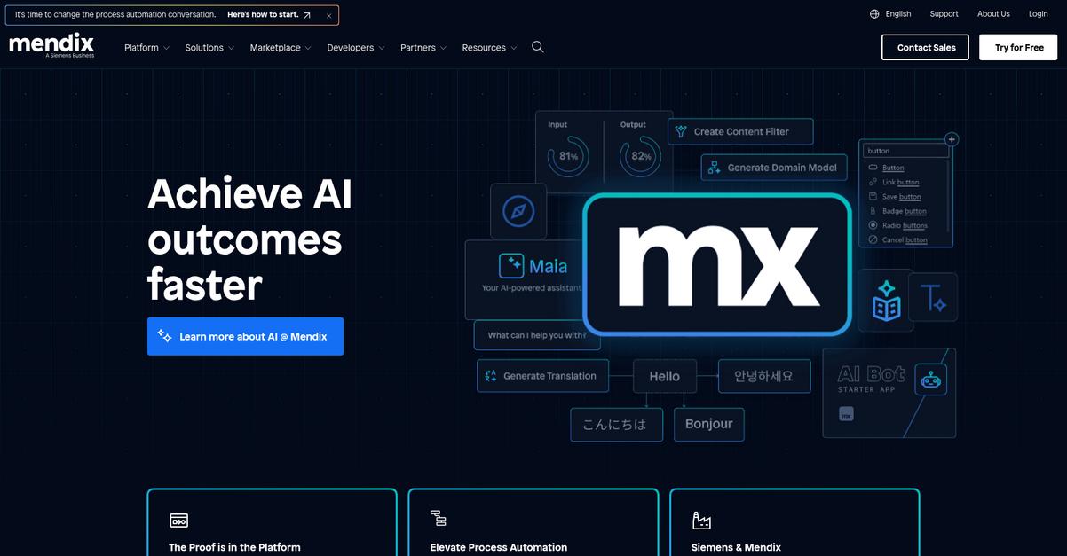 Mendix Homepage