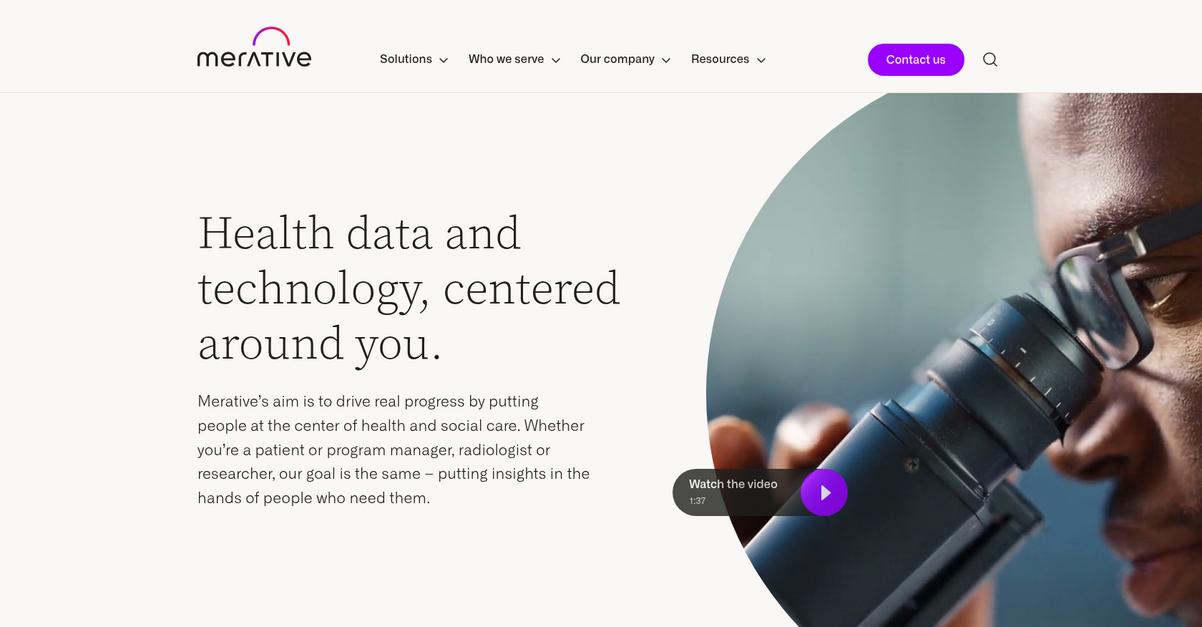 Merative Homepage