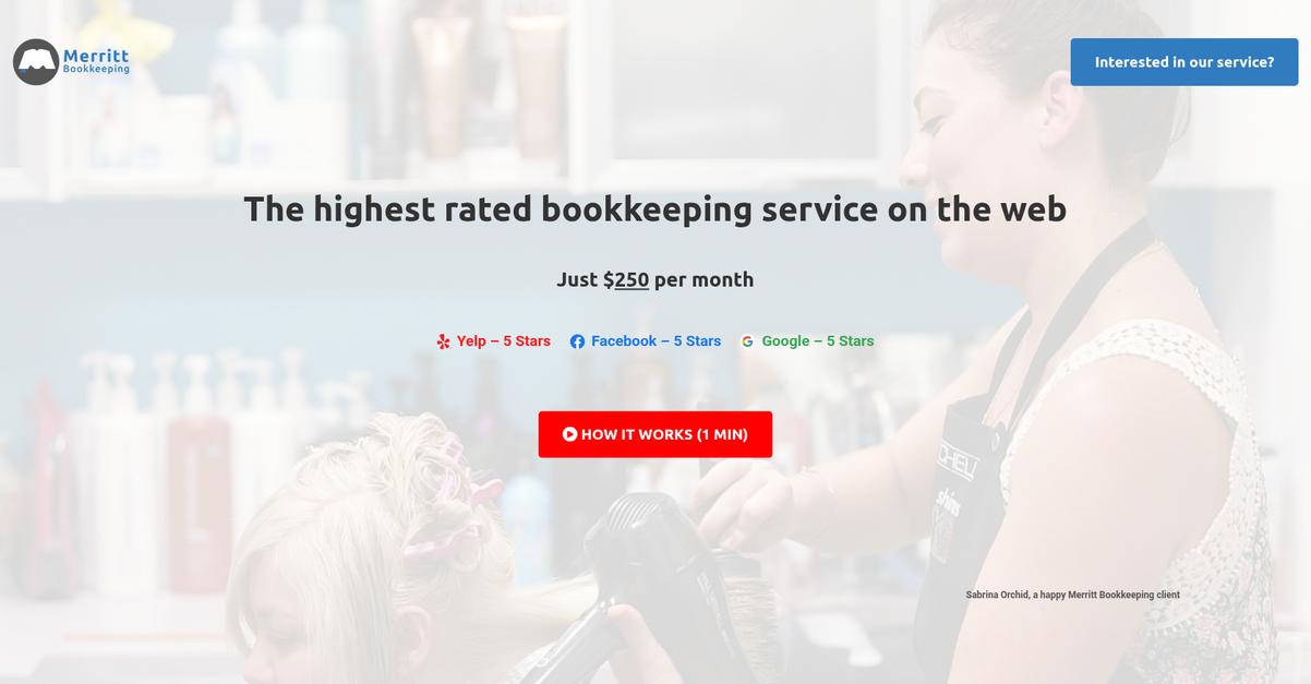 Merritt Bookkeeping Homepage
