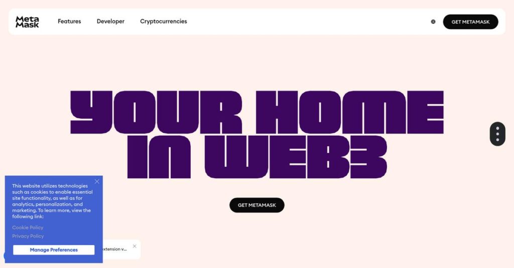 MetaMask Homepage