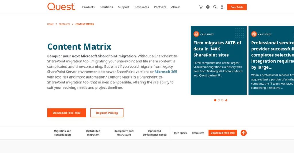 Metalogix Homepage