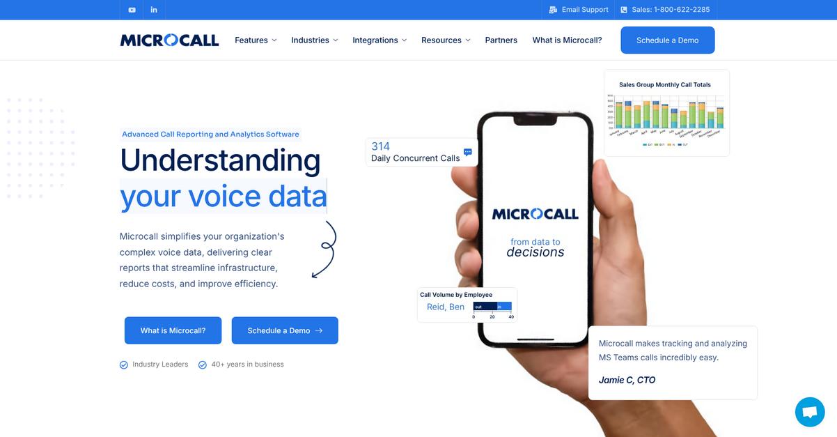 Microcall Homepage