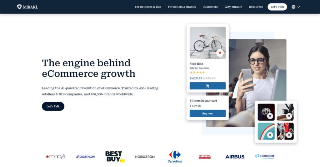 Mirakl Homepage