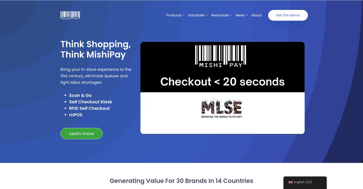 Mishi Pay Homepage