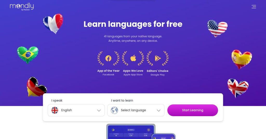 Mondly Homepage