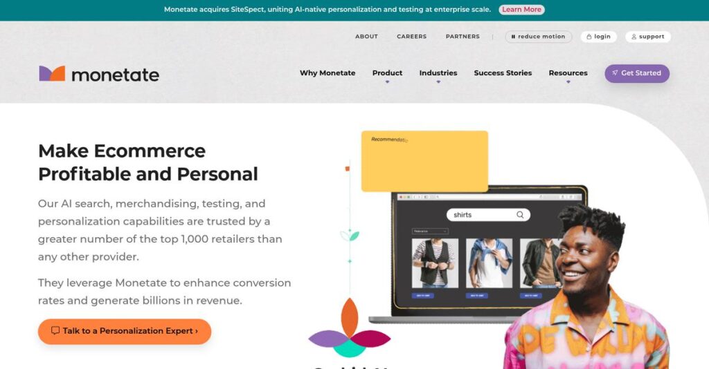 Monetate Homepage