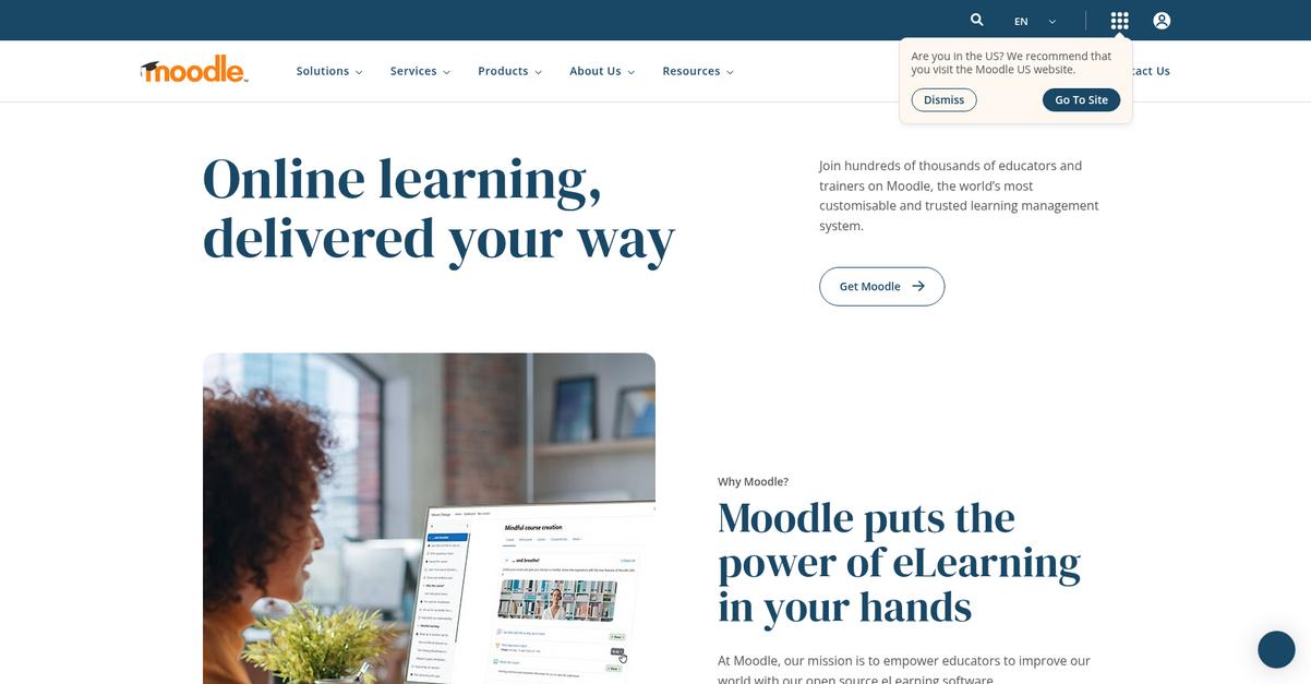 Moodle Homepage 1