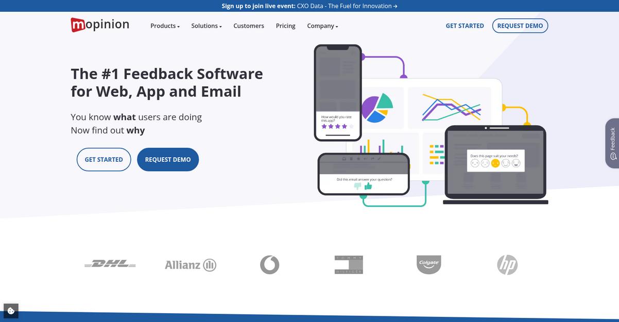 Mopinion Homepage