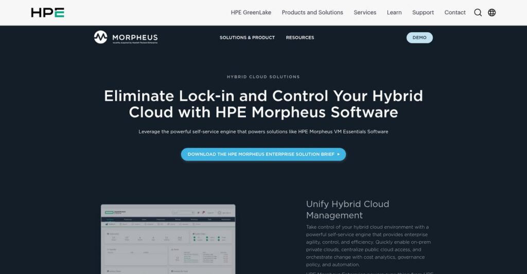 Morpheus Data Homepage