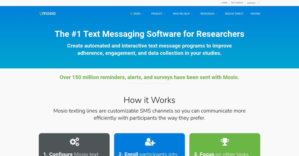 Mosio Homepage