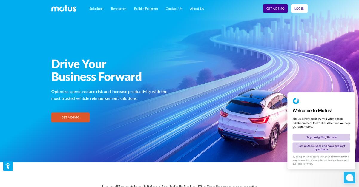 Motus Homepage
