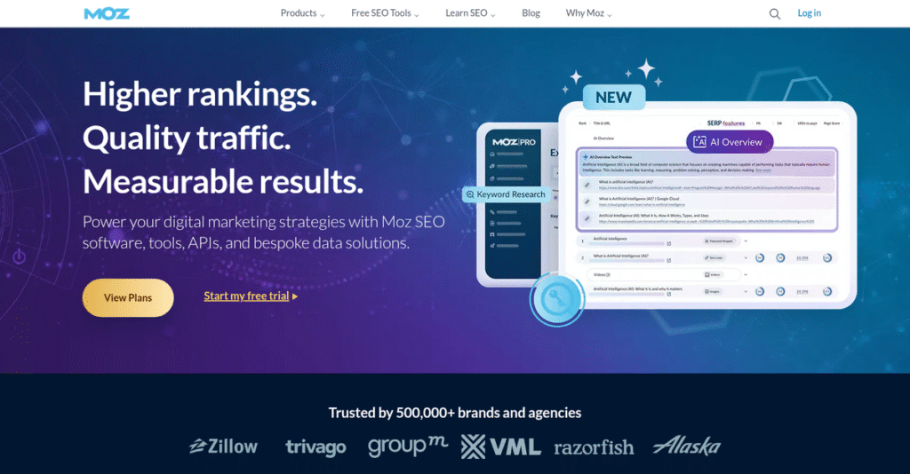 Moz Homepage