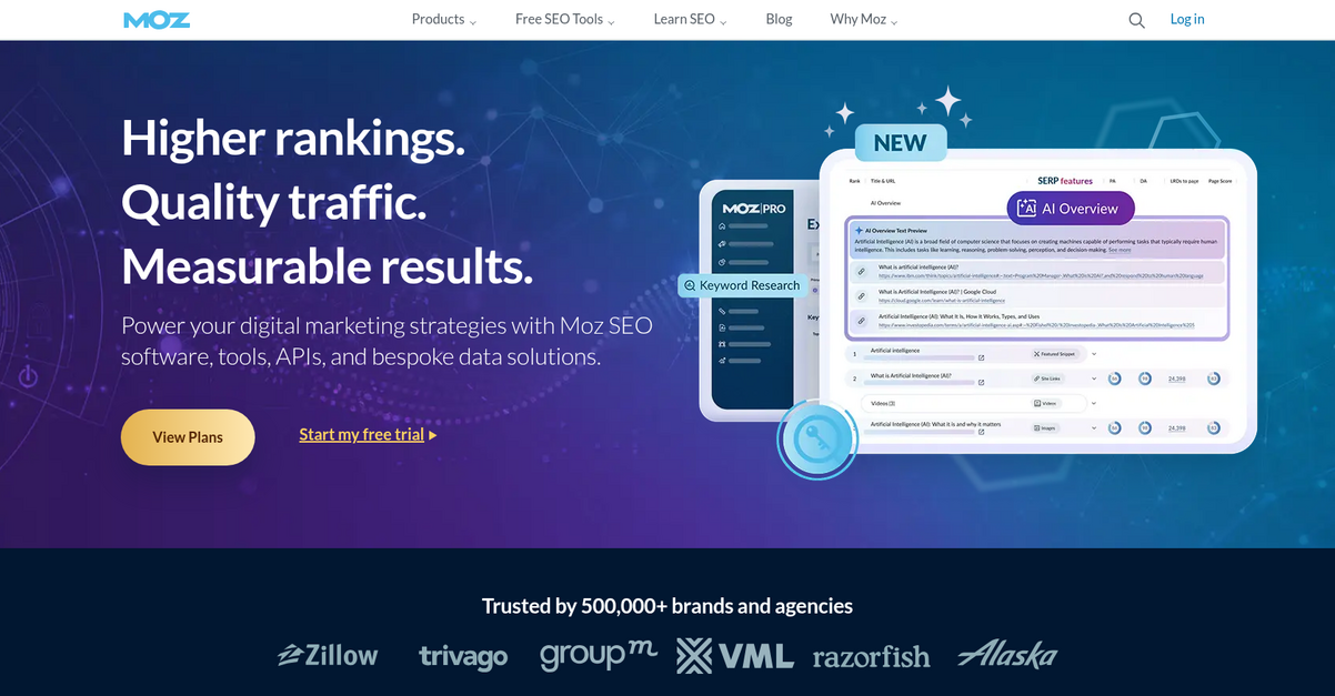 Moz Homepage