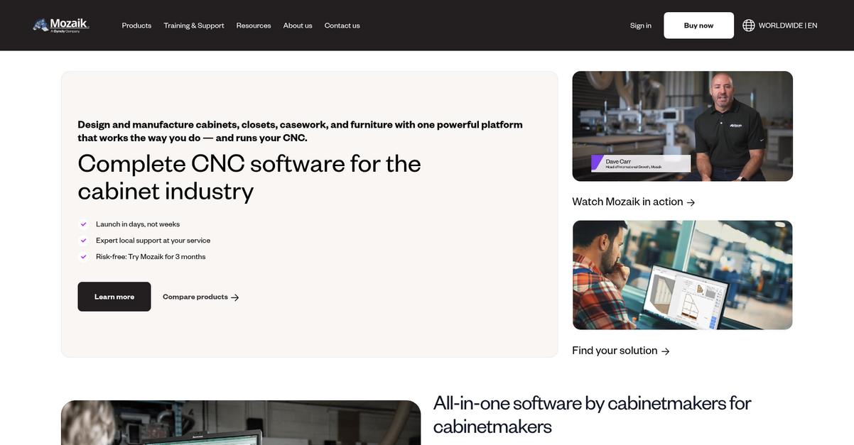 Mozaik Software Homepage