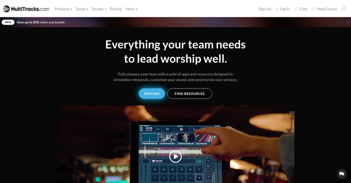 Multi Tracks Homepage