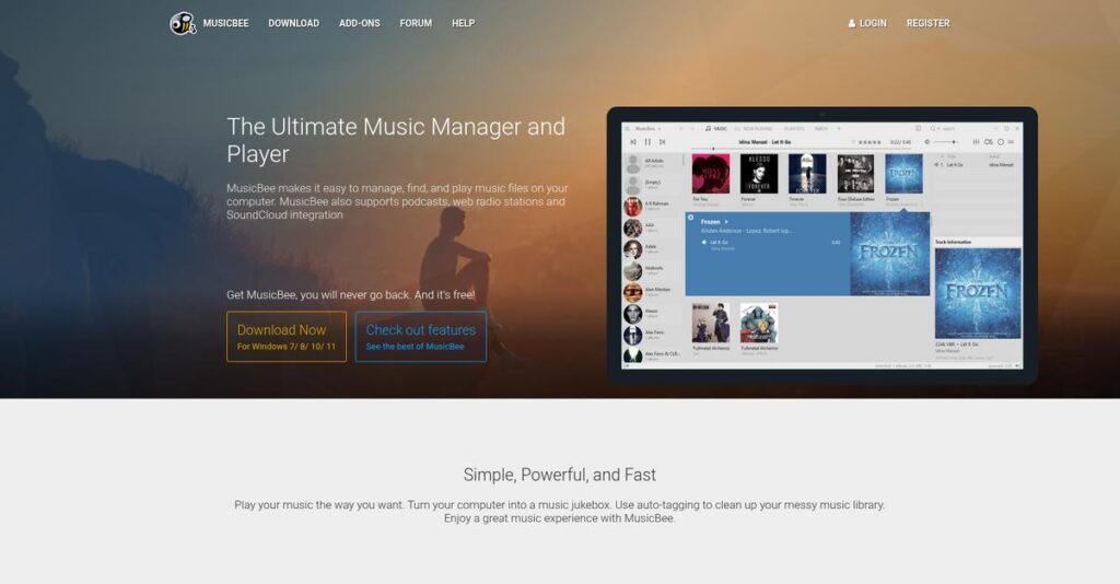 MusicBee Homepage