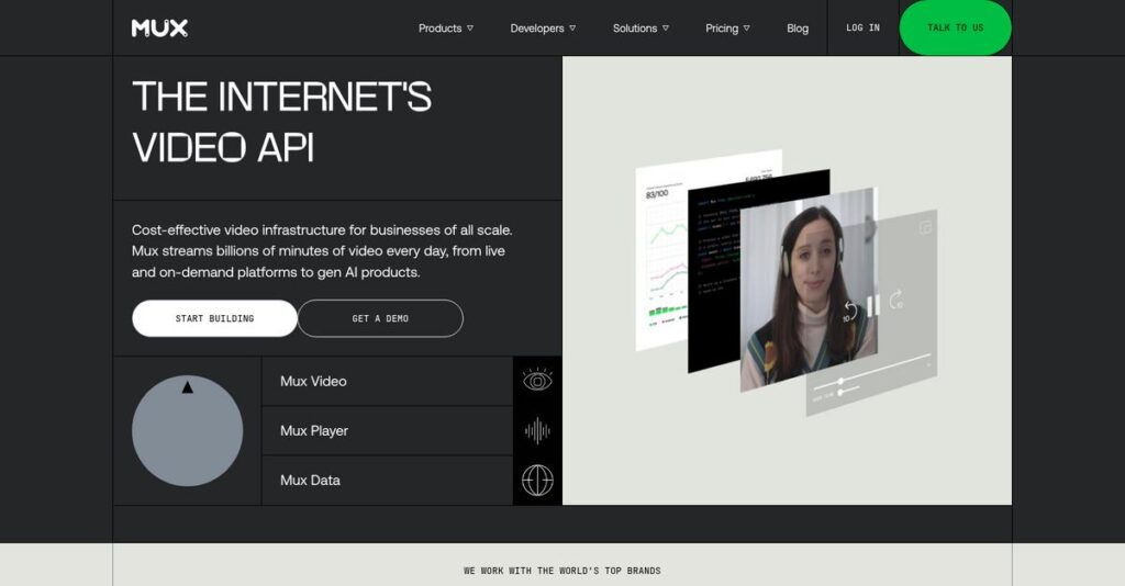 Mux Homepage