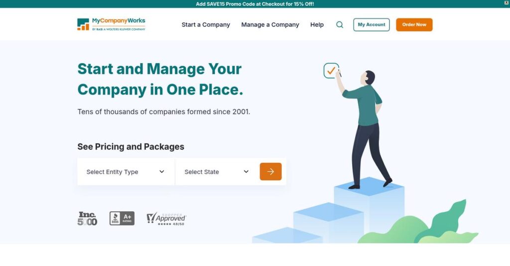 MyCompanyWorks Homepage