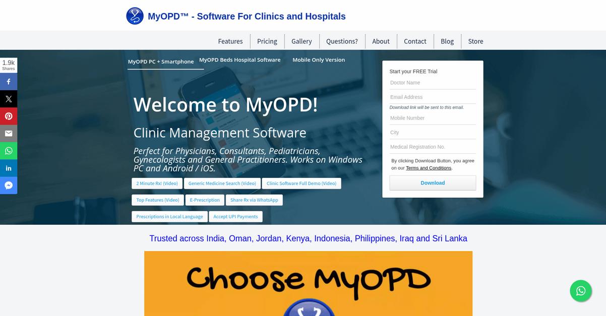 My Opd Homepage